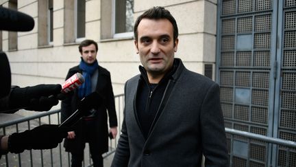 Florian Philippot, le président des Patriotes, en janvier 2019 à Paris.&nbsp; (LIONEL BONAVENTURE / AFP)