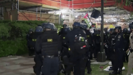 Manifestations propalestiniennes : la tension monte sur les campus américains (France 2)