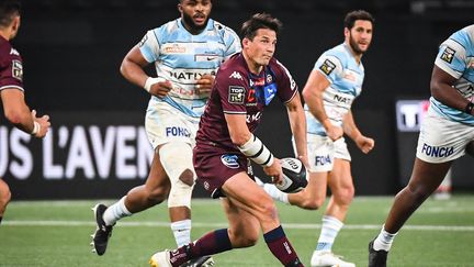 François Trinh-Duc lors d'un match entre le Racing 92 et Bordeaux-Bègles, le dimanche 28 novembre 2021. (MATTHIEU MIRVILLE / MATTHIEU MIRVILLE)