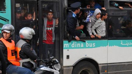 Bus bondé à Casablanca en 2013 (AFP)