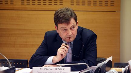 Pierre Henry, le président de l'association France Terre d'Asile, le 2 mars 2011 à Paris. (MAXPPP)