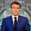 Emmanuel Macron lors de son allocution du 12 juillet 2021, à Paris. (LUDOVIC MARIN / AFP)