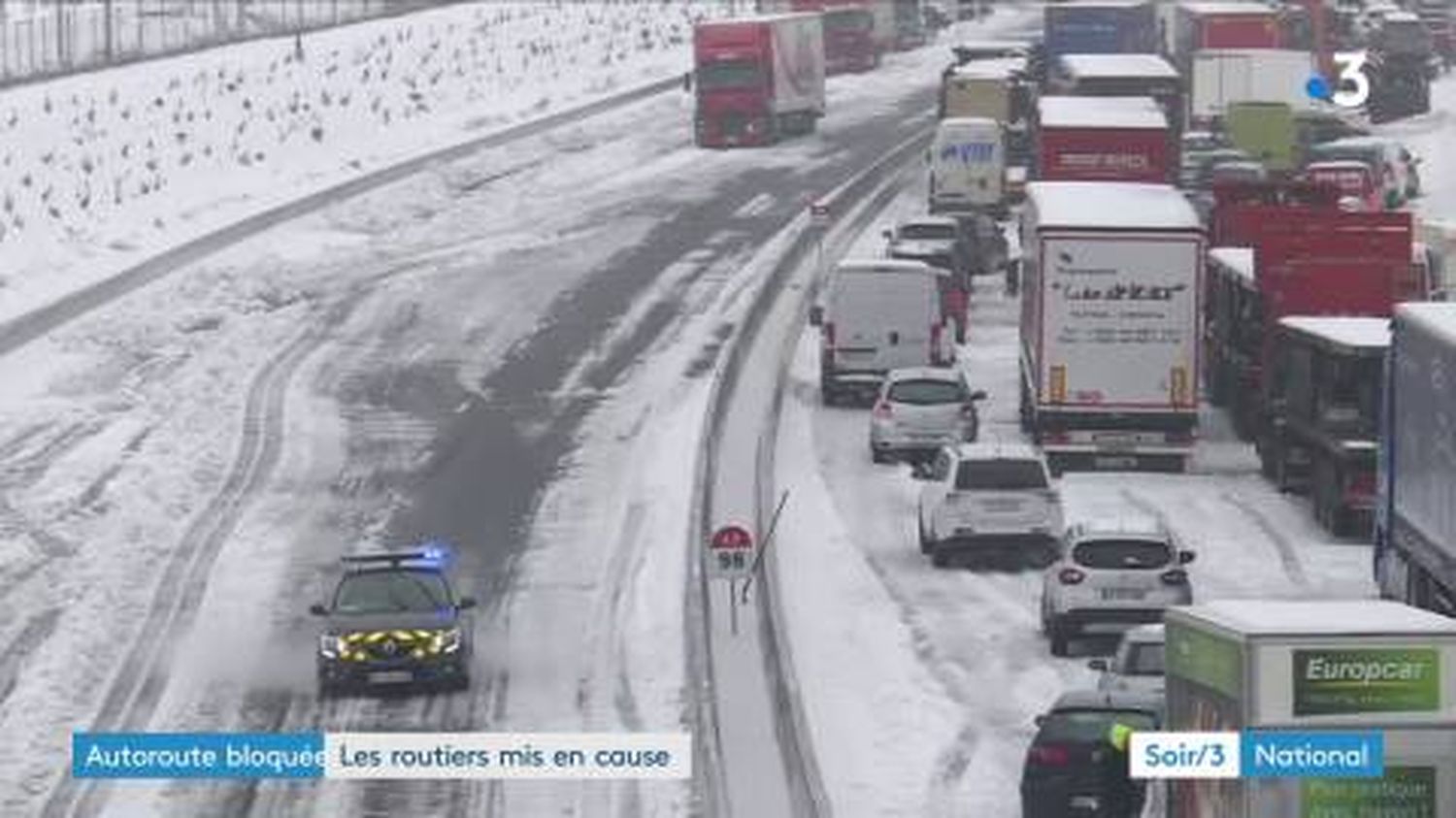 Autoroute Bloquée : Les Routiers Mis En Cause