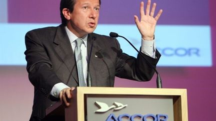 Gilles Pélisson à Bagnolet (Seine-Saint-Denis), le 13 mai 2008 (AFP PHOTO / PIERRE VERDY)