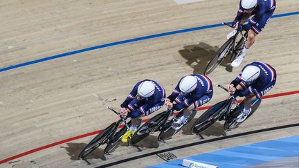 Les cyclistes français  (FOTO OLIMPIK / NURPHOTO)