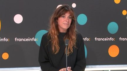 The actress Laëtitia Millot, new host of the "Best Pastry Chef" on M6. (FRANCEINFO / RADIO FRANCE)