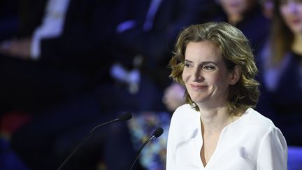 Nathalie Kosciusko-Morizet lors du deuxième débat télévisé de la primaire de la droite et du centre jeudi 3 novembre.&nbsp; (ERIC FEFERBERG / AFP)