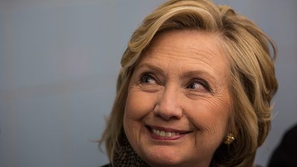 L'ancienne secr&eacute;taire d'Etat d&eacute;mocrate Hillary Clinton &agrave; New York le 1er avril 2015. (ANDREW BURTON / GETTY IMAGES NORTH AMERICA)