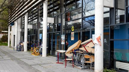 L'université Paul Valéry bloquée au printemps 2018. (RICHARD DE HULLESSEN / MAXPPP)