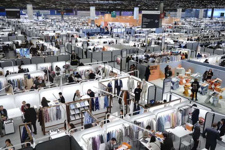 Le salon Première Vision à Villepinte près de Paris, février 2020 (FRANCOIS DURAND)