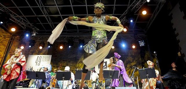 Sun Ra Centennial Arkestra au festival de San Sebastian (Espagne) en 2014
 (Juan Herrero)