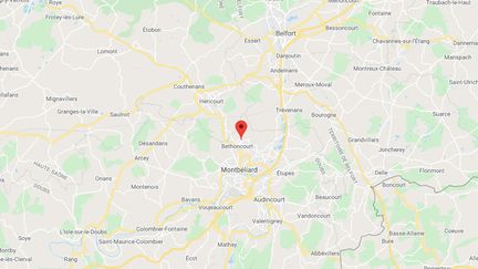 Le lycée professionnel&nbsp;des Huisselets, à Bethoncourt (Doubs). (GOOGLE MAPS)