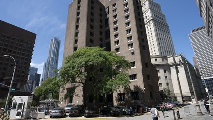 La prison de New York où le corps de Jeffrey Epstein était détenu.&nbsp; (DON EMMERT / AFP)