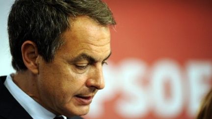 Le chef du gouvernement espagnol José Luis Rodriguez Zapatero (22 mai 2011) (AFP / Javier Soriano)