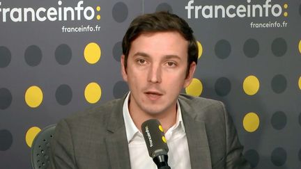 Le député LREM du Val-d'Oise Aurélien Taché, invité sur franceinfo mercredi 16 janvier. (FRANCEINFO)