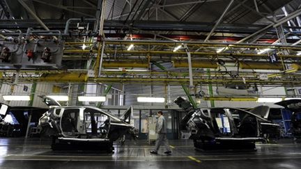 Une usine automobile dans le Doubs (AFP/SEBASTIEN BOZON)