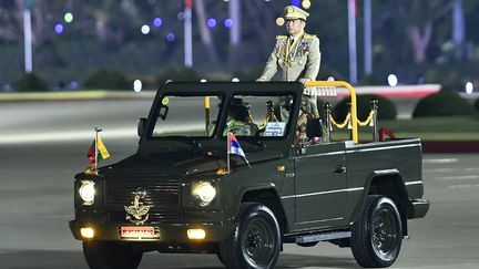 Le chef de la junte militaire de Birmanie, Min Aung Hlaing, à Naypyidaw, le 27 mars 2024. (AFP)