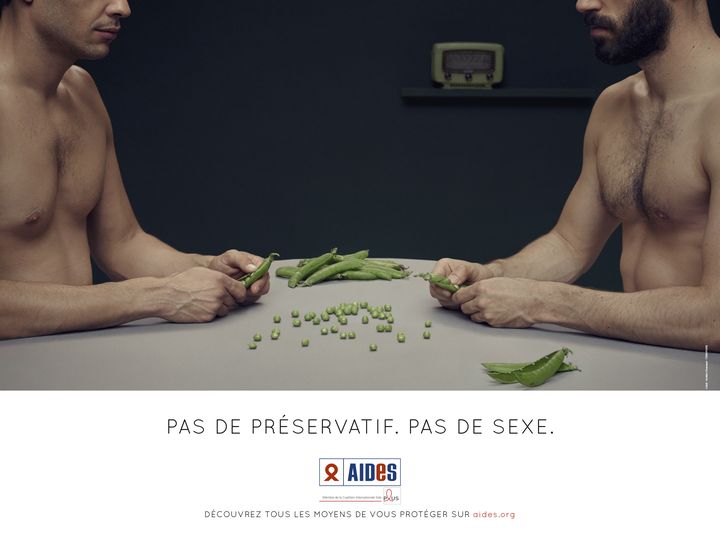 Campagne de prévention du sida réalisée par Aides en 2014.&nbsp; (AIDES)