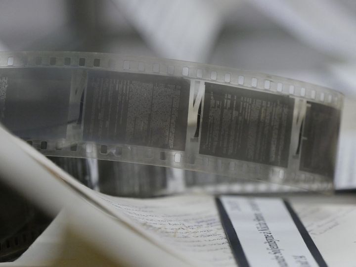 Le manuscrit de "L'archipel du Goulag", sur microfilms
 (Laurence Houot / Culturebox)