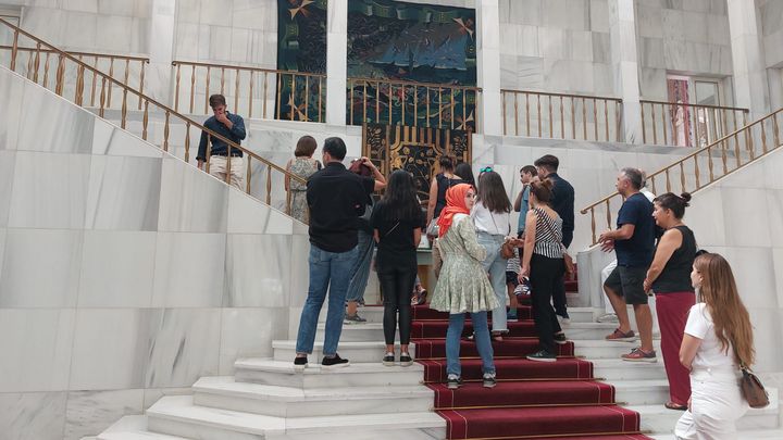 Lors des journées européennes du patrimoine en 2022, l'occasion de découvrir le patrimoine architectural et historique. (Photo Sophie GAUTHIER AYDOĞDU)