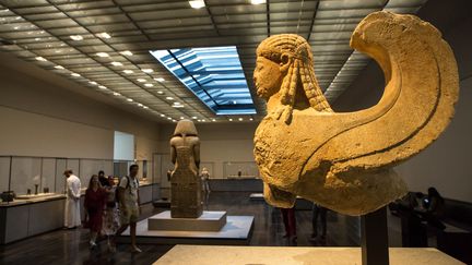 Sculptures antiques exposées au Louvre Abu Dhabi (2 juin 2022) - Images d'illustration (STEPHANE FRANCES / ONLY WORLD / AFP)