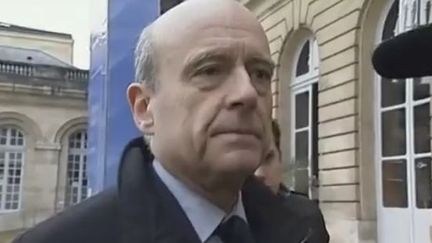 Alain Jupp&eacute; ministre des Affaires &eacute;trang&egrave;res _ Bordeaux vendredi 23 d&eacute;cembre 2011 (Vid&eacute;o :&nbsp;France 2 Bordeaux)