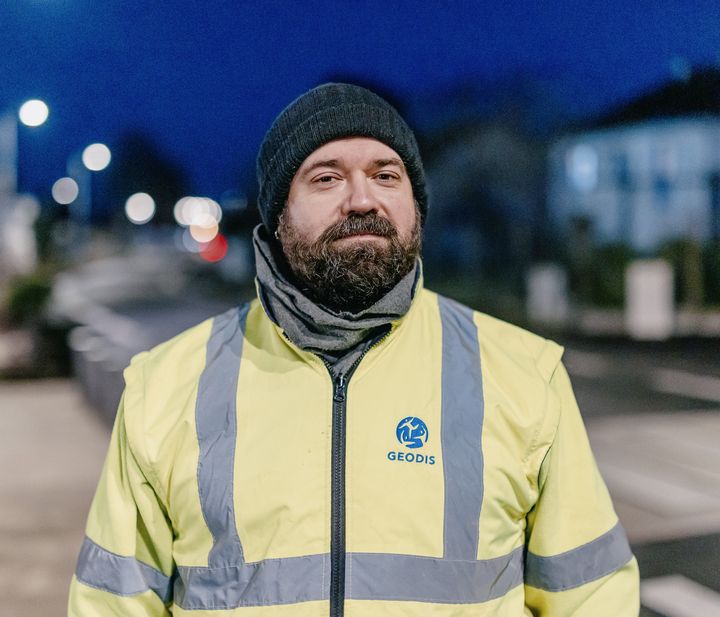 Jérôme, habitant de Saint-Laurent-Nouan (Loir-et-Cher), le 24 février 2022. (PIERRE MOREL / FRANCEINFO)