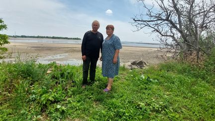 Volodymyr et Valentina habitent à cinq kilomètres à peine de la centrale de Zaporijjia. (OMAR OUAHMANE / RADIO FRANCE)