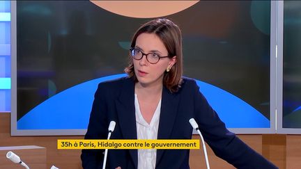 La ministre chargée de la Transformation et de la Fonction publiques, Amélie de Montchalin, le 23 novembre sur la chaîne franceinfo. (FRANCEINFO)