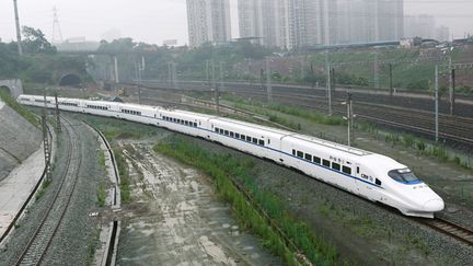  (© Maxppp   Train rapide chinois)