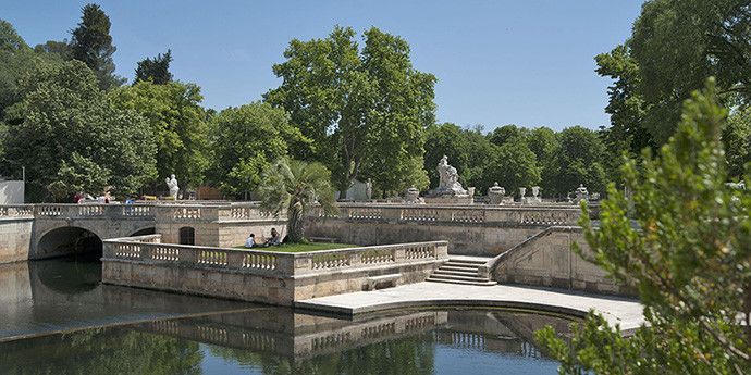 Les Jardins de la Fontaine, à Nîmes. (Office de tourisme de Nîmes)