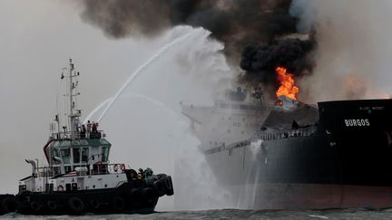 Un tanker prend feu dans le golfe du Mexique