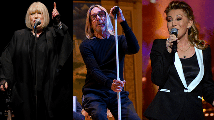 Marianne Faithfull, Iggy Pop et Sheila ont rendu hommage à Jane Birkin morte à 76 ans. (FRANCOIS GUILLOT / AFP/ILYA S. SAVENOK / GETTY IMAGES/BERTRAND GUAY / AFP)