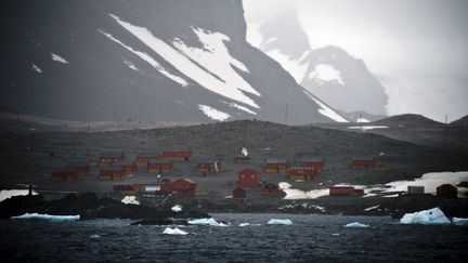 La base militaire argentine d'Esperanza,&nbsp;le 5 mars 2014. (VANDERLEI ALMEIDA / AFP)