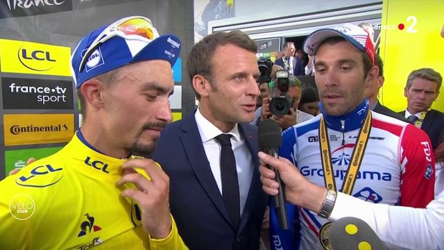 Tour de France : Macron félicite Pinot et Alaphilippe