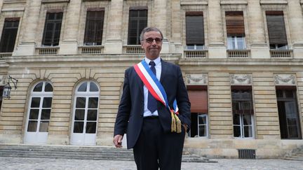 Pierre Hurmic, maire EELV de Bordeaux, le 3 juillet 2020. (FABIEN COTTEREAU / MAXPPP)