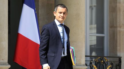 Le ministre de l'Action et des Comptes publics, Gérald Darmanin, à l'Elysée, le 9 juillet 2019. (LUDOVIC MARIN / AFP)