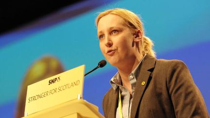  (Mhairi Black, la candidate du SNP, devrait l'emporter à Paisley © ATAA/ZDS/WENN.COM/SIPA)