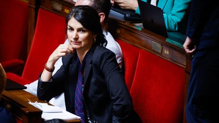 Aurélie Trouvé, deputy for La France insoumise, at the National Assembly on July 26, 2022. (THOMAS PADILLA / MAXPPP)