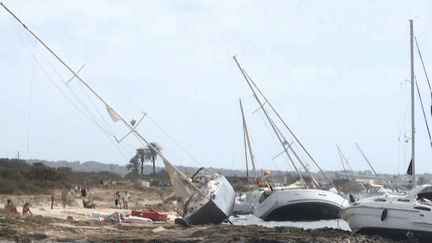 Espagne : les îles Baléares secouées par une tempête destructrice (France 2)