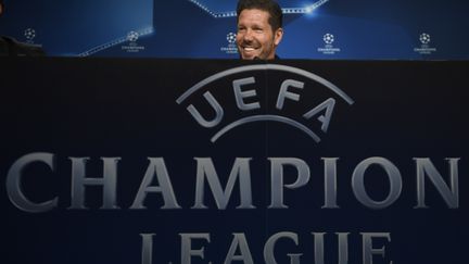 L'entraîneur de l'Atlético Madrid Diego Simeone (PIERRE-PHILIPPE MARCOU / AFP)