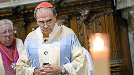 Le cardinal Barbarin, à la basilique de Fourvière, à Lyon, le 8 septembre 2017. (MAXPPP)