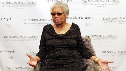 Maya Angelou le 17 octobre 2013 à New York, à un gala de charité.
 (Evan Agostini / AP / Sipa)