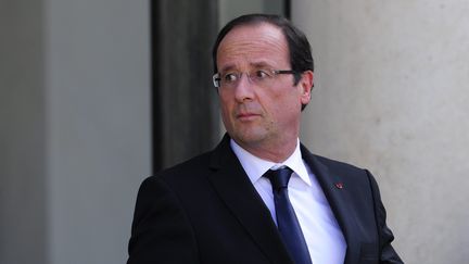 Fran&ccedil;ois Hollande, le 6 juillet 2012 &agrave; l'Elys&eacute;e (Paris). (CHRISTOPHE MORIN / MAXPPP)