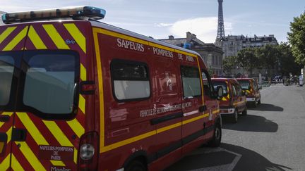 Les sapeurs-pompiers de Paris. (GEOFFROY VAN DER HASSELT / AFP)