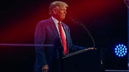 Former US President Donald Trump at a conference in West Palm Beach, Florida (USA), July 15, 2023. (GIORGIO VIERA / AFP)