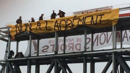 Occupation du chantier de la Philharmonie
 (DR)