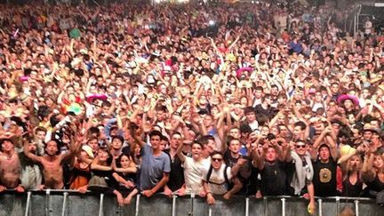 La marée humaine pour La Plage à Pedro, aux  Eurockeennes 2013. Sur sa page FB, Pedro Winter l'a ainsi légendée "Vous étiez beaux!"
 (https://www.facebook.com/BUSYP75)