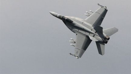 Un avion F-18 de Boeing (AFP - Pierre Verdy)