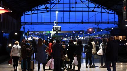 A la gare Saint-Charles de Marseille, le 7 avril 2018. (ANNE-CHRISTINE POUJOULAT / AFP)